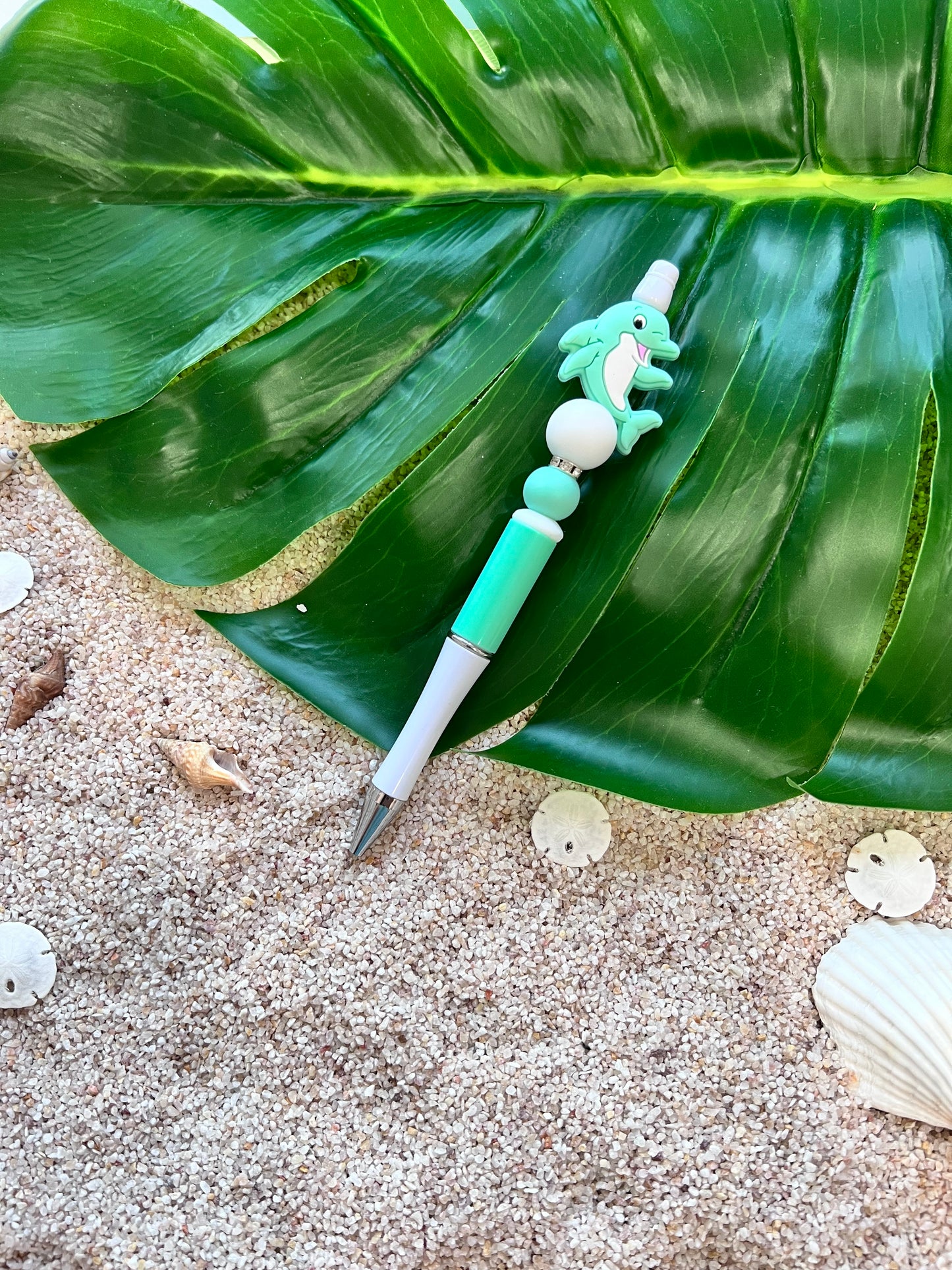 Beaded Dolphin Pen