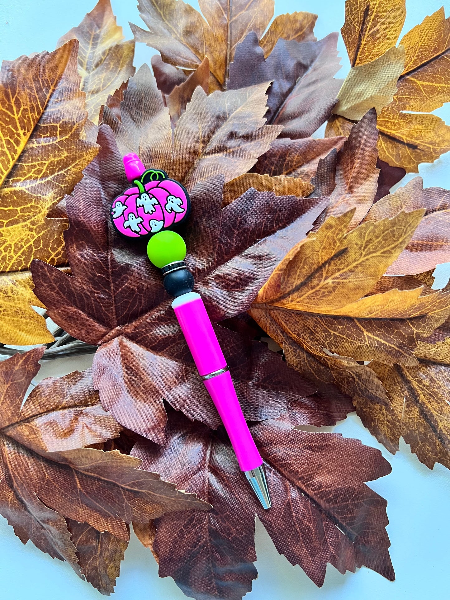 Halloween Ghost Pumpkin Charm Pen
