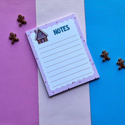 Gingerbread House Notepad