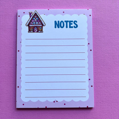 Gingerbread House Notepad