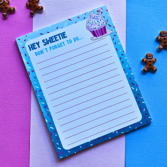 Holiday Cupcake Notepad