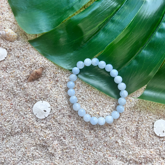 Gentle Sky Blue Gemstone Bracelet