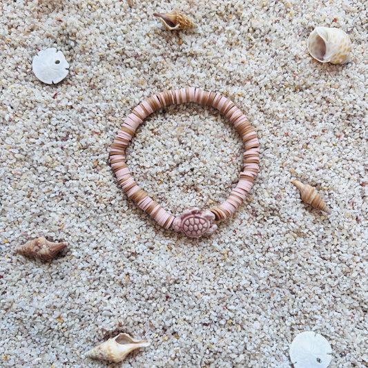 Earthy Turtle Stretch Bracelet
