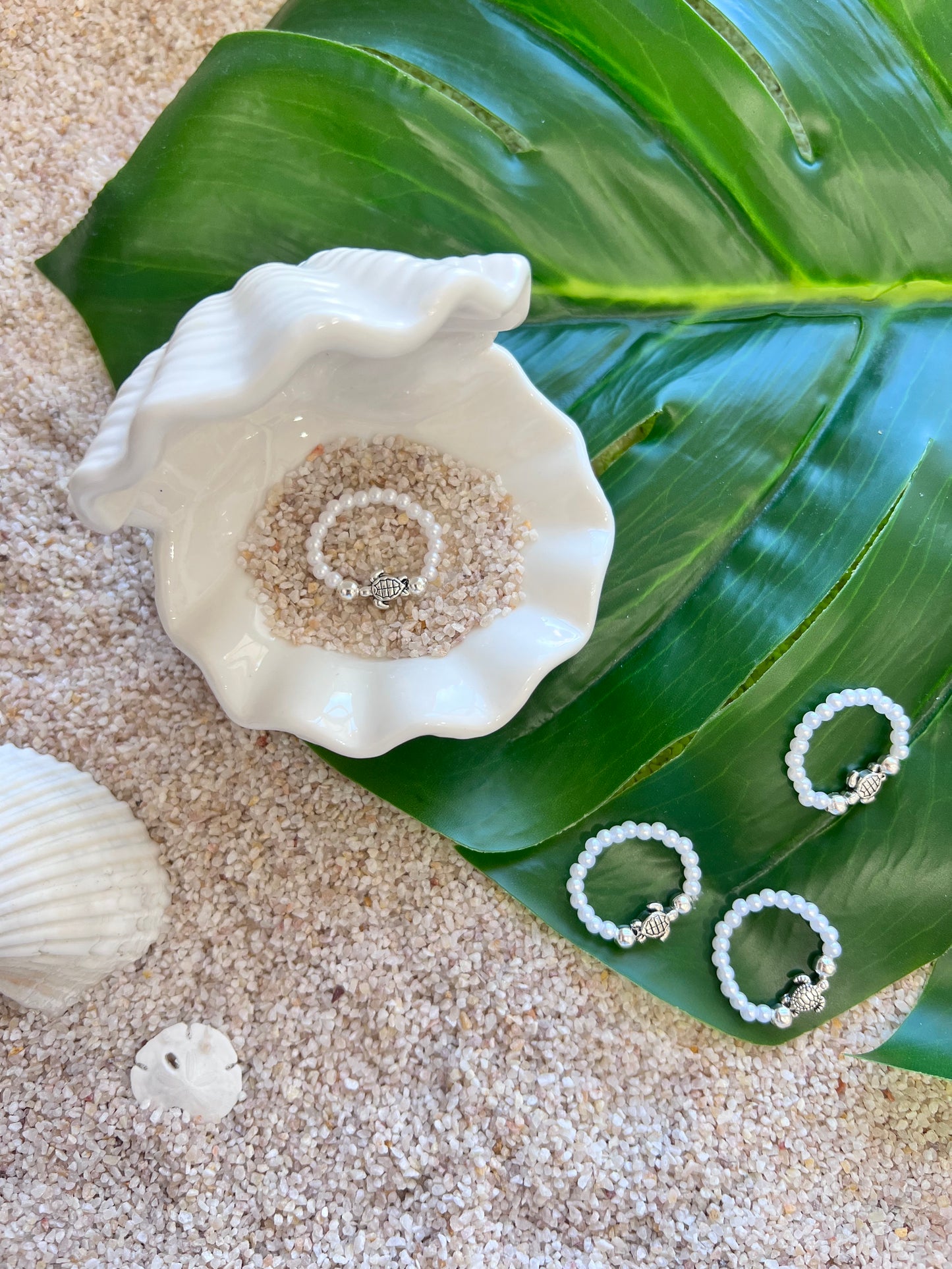 Turtle Cove Pearl Ring