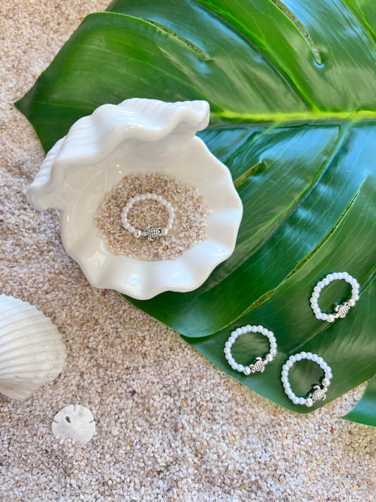 Turtle Cove Pearl Ring
