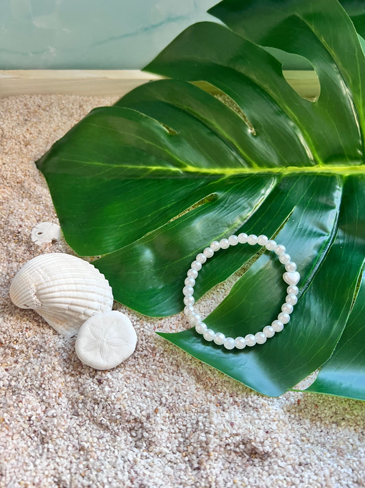 Luminous Tide Heart Charm Bracelet