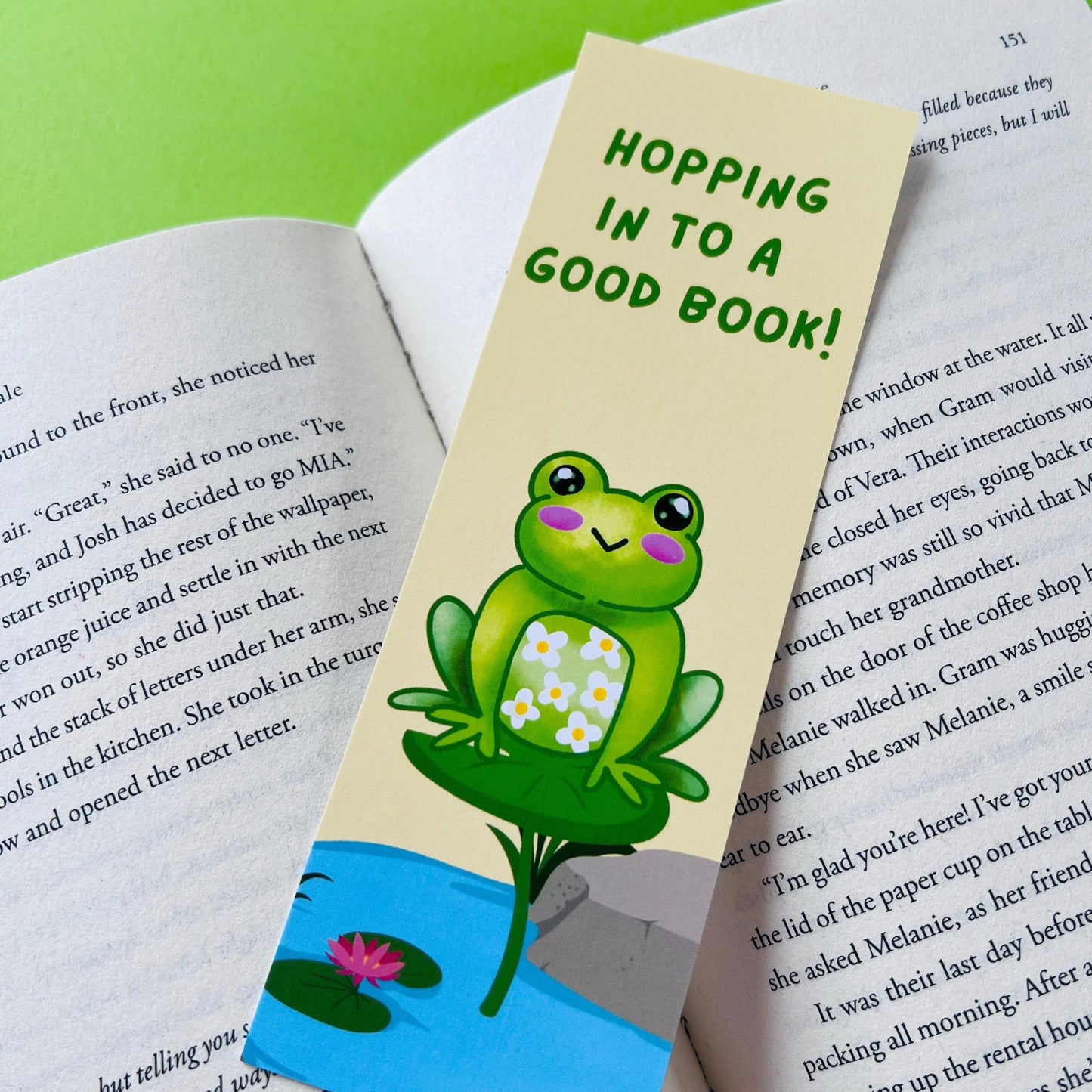 Hoppy Bookmark