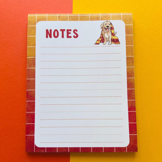 Fall Puppy Notepads