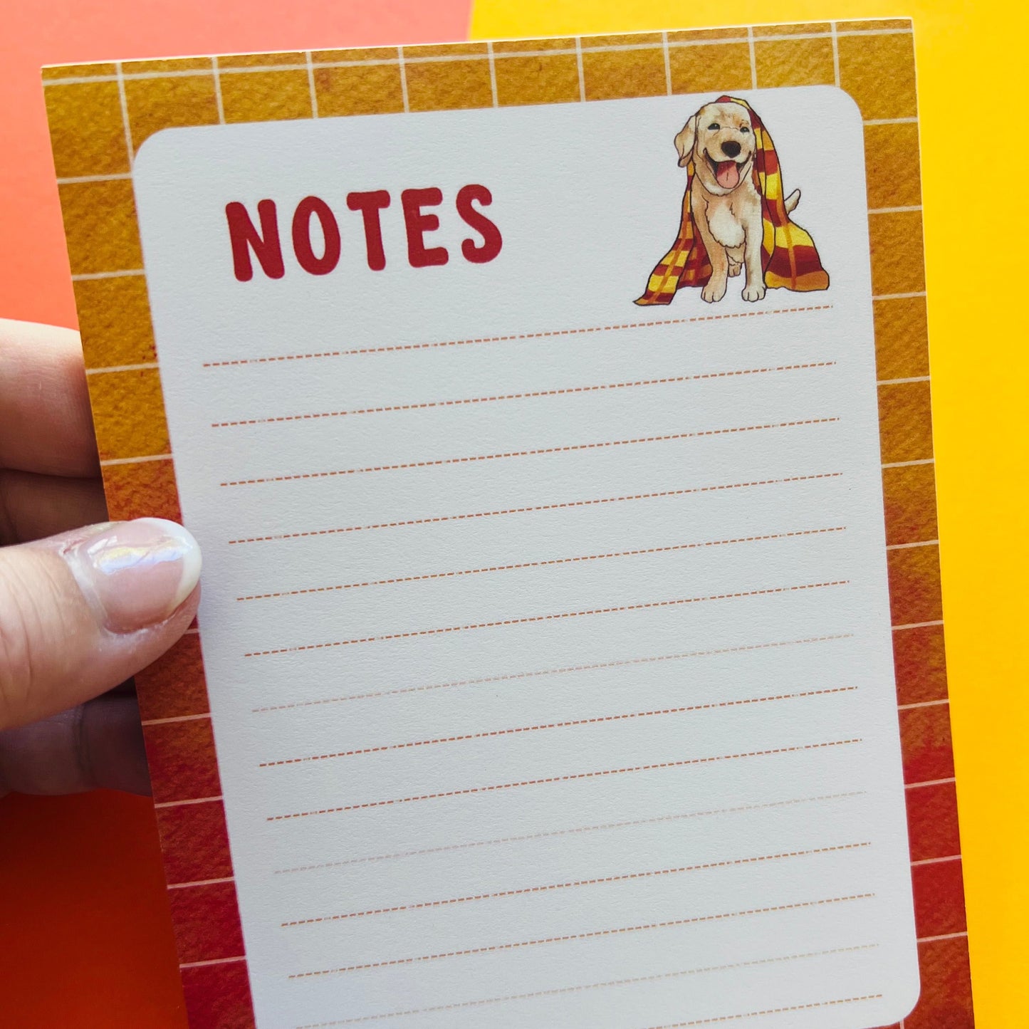 Fall Puppy Notepads