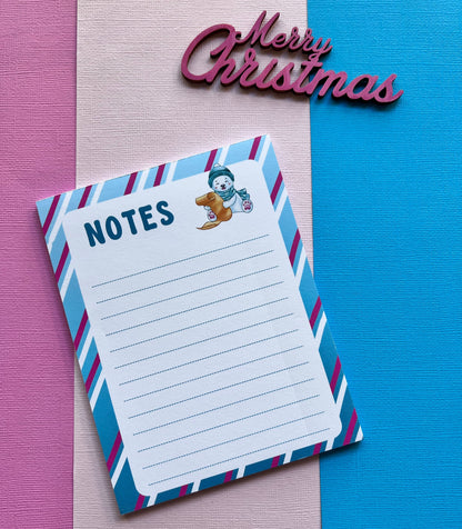 Striped Bear Notepad