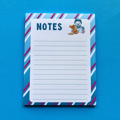 Striped Bear Notepad