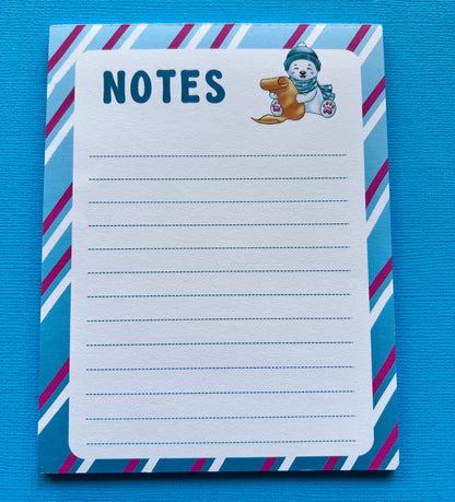 Striped Bear Notepad