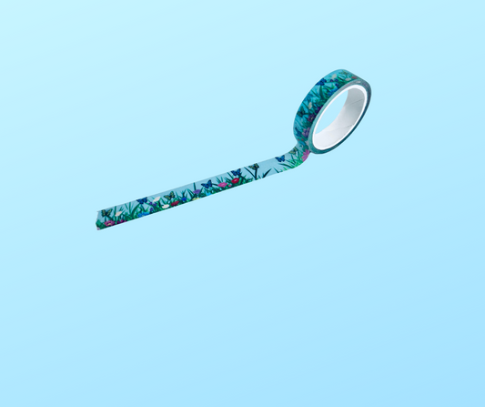 In the Garden Washi Tape – Floral & Butterfly Design