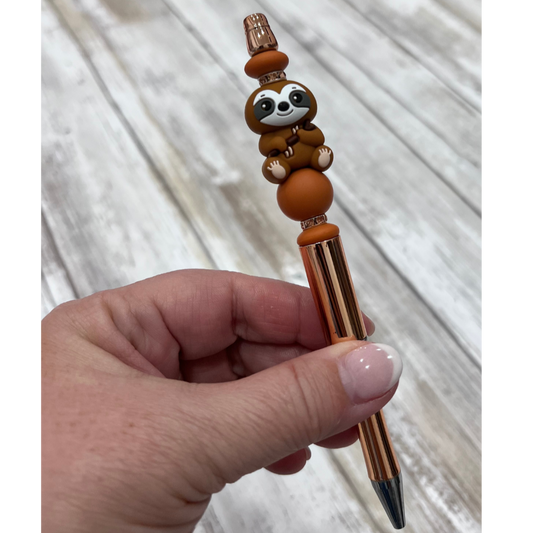 Adorable Sloth Figurine Pen - Cute Animal Novelty Writing Tool