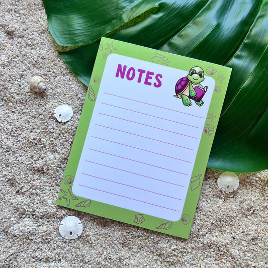 Reading Turtle Notepad