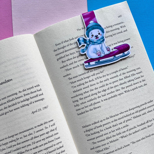 Polar Bear Magnetic Bookmark