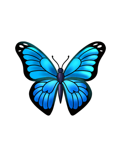 Butterfly Sticker – Color Variants